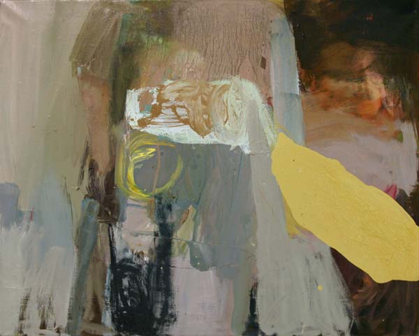 Harmaan kantaja  <br>öljy kankaalle 2005, 80 x 96 cm