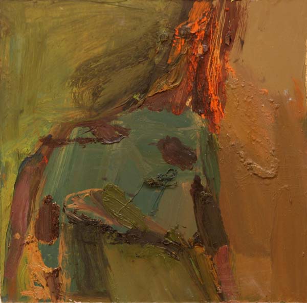 Lainakirahvi  <br>	öljy kovalevylle 2005, 30 x 31 cm