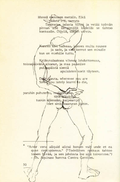 Taiteilijakirja, yksityiskohta taiteilijakirjasta  <br>tussi 2007-08