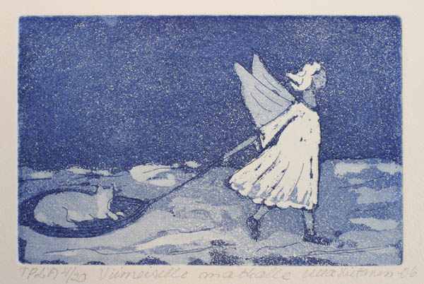 Viimeiselle matkalle  <br>metalligrafiikka  2006