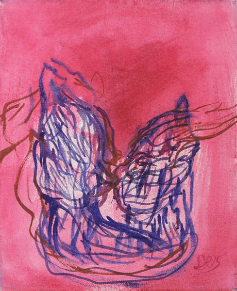 Puss!<br>  tempera 2015