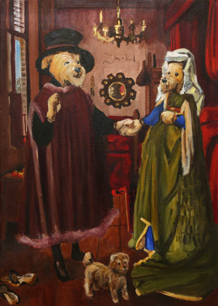 Arholfinin häät<br>  öljy kankaalle 2015