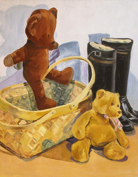 Kontiot  <br>öljy kankaalle, 2005  65 x 80 cm