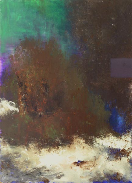 Kivistöntie  <br>akryyli 2006, 		58 x 82 cm