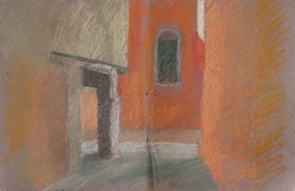 Arvoitus  <br>pastelli 2007, 69 x 53 cm