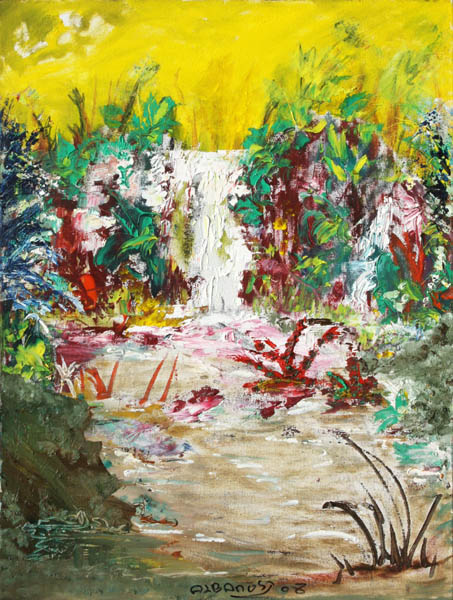 Kiinalainen juttu I  <br>öljy 2008,  60x80 cm