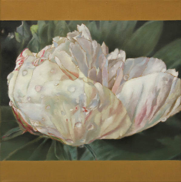 Odotus  I  <br>öljy 2008, 	40 x 40 cm