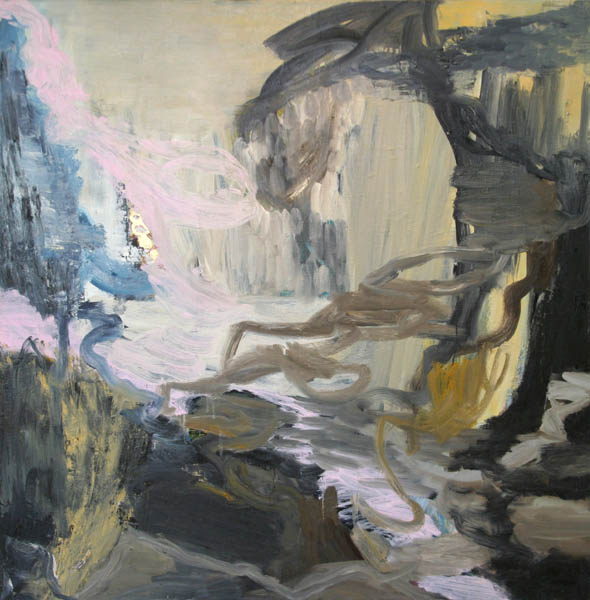 Mitäpä menneen talven lumesta  <br>öljy kankaalle