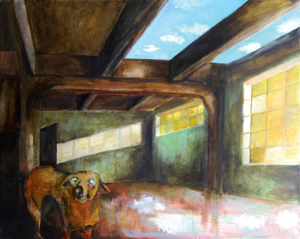 Tunkeilija  <br>öljy kankaalle, 2008