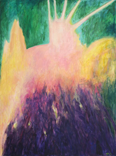 Kuningatar  <br>öljy kovalevylle, 2009, 122 x 90