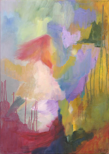 Redhead  <br>öljy 2010 	50 x 70cm