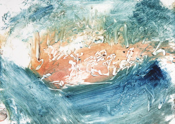 Merellinen sinfonia  <br>monotypia 2010