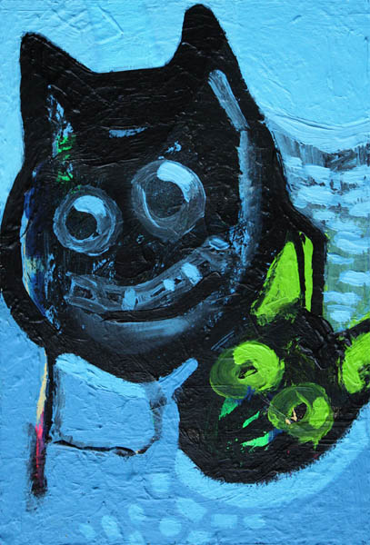 Möröt  <br>akryyli 2011, 30x28cm