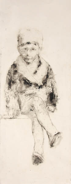 En mä viel niin korkeel oo  <br>grafiikka, kuivaneula 2012