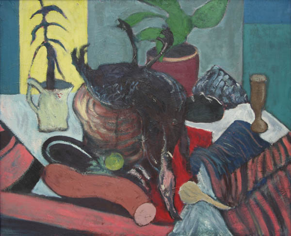 Kukkoa viinissä  <br>öljy 2011