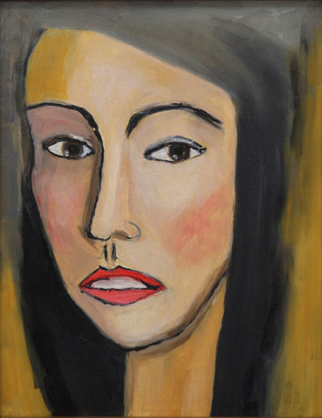 Kultainen kasvo  <br>öljy 2012