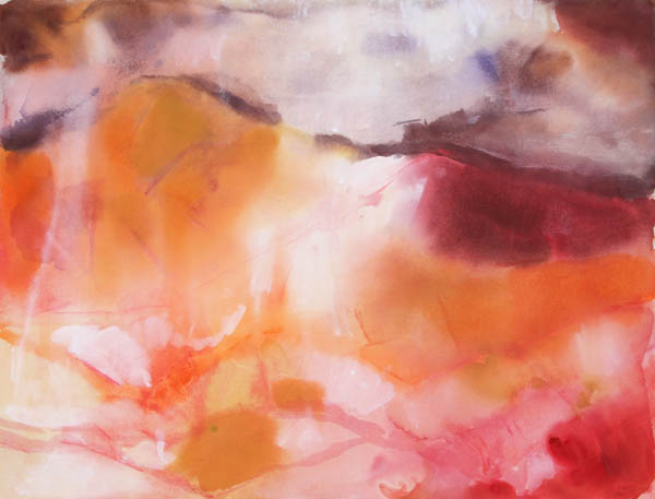 Kiinalainen iltapäivä  <br>akvarelli ja guassi 2011